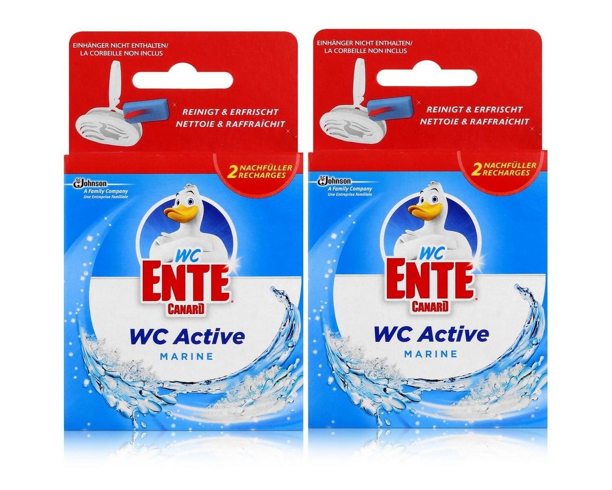 WC Ente WC Ente Nachfüller für Einhänger Marine 2x40g WC-Stein (2er Pack) WC-Reiniger von WC Ente