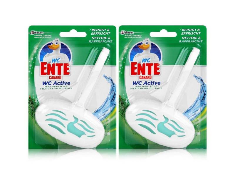 WC Ente WC Ente WC Active Einhänger Waldfrische 40g WC-Frische (2er Pack) WC-Reiniger von WC Ente