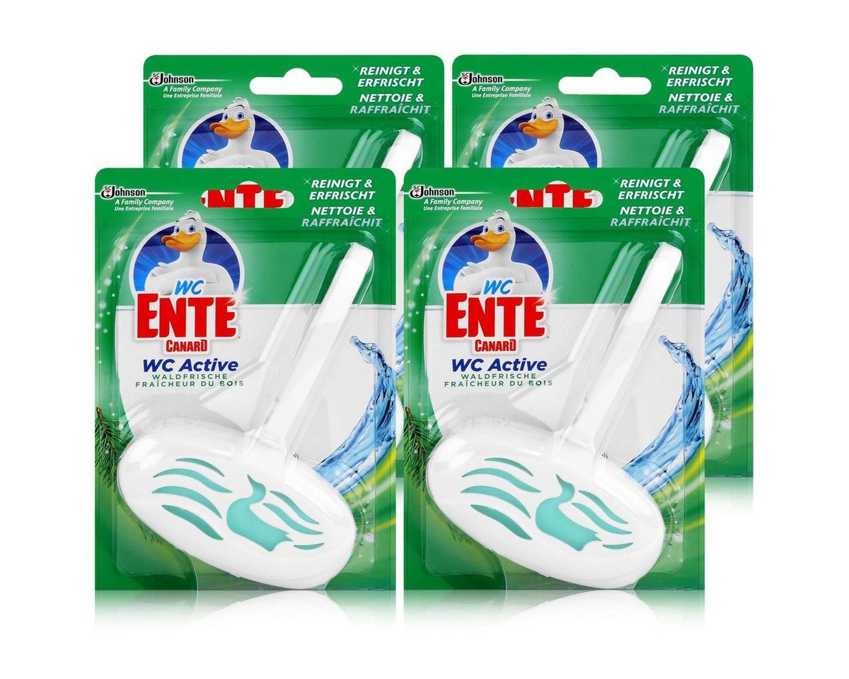 WC Ente WC Ente WC Active Einhänger Waldfrische 40g WC-Frische (4er Pack) WC-Reiniger von WC Ente