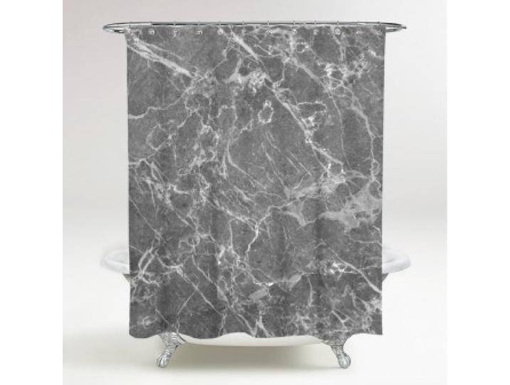 Duschvorhang Marmor Grau 180 x 200 cm von WC shop24