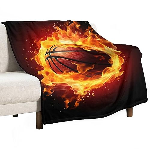 Kuscheldecke 180x200cm Decke Basketball Decke Als Sofadecke Weiche Warme Couch Decken Sofa Decken Flauschige Wohndecke Schlafdecke von WCEECE