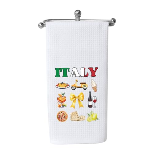 WCGXKO Italienisches Geschenk Italien Reise Geschenk Italien Stadt Italien Reise Italien Reise Küche Dekor Geschirrtuch (Italienisches Handtuch) von WCGXKO