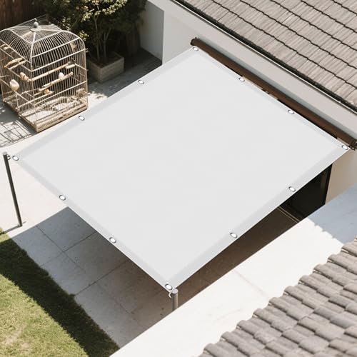 Sonnensegel Wasserdicht Rechteckig mit Ösen 1 x 1.5 m Rechteckig Wasserdicht 98% UV Schutz Sonnenschutz Windschutz Vielen Größen mit Spannseilen für Garten Camping, Weiß Sonnensegel Wasserdicht Rechteckig mit Ösen 1 x 1.5 m Rechteckig Wasserdicht 98% UV Schutz Sonnenschutz Windschutz Vielen Größen mit Spannseilen für Garten Camping, Weiß von WCHENHUI
