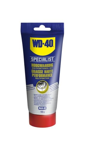 WD-40 Specialist Hochleistungs-Mehrzweckfett | 150g Tube | Kalziumsulfonat | Für Lager, Zahnräder, Wellen & Gelenke | Sehr hohe Druck- & Wasserbeständigkeit | Einsatz von -30°C bis +140°C | braun von WD-40 Specialist