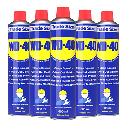 WD-40 Mehrzweck-Wartungsspray, 600 ml, 5 Stück von WD-40