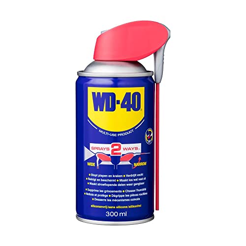 WD-40 Mehrzweckprodukt Smart Straw - Multi Spray Oil & Lubricant. Entfernt Fett, schützt vor Rost und stößt Wasser aus, 300 ml von WD-40