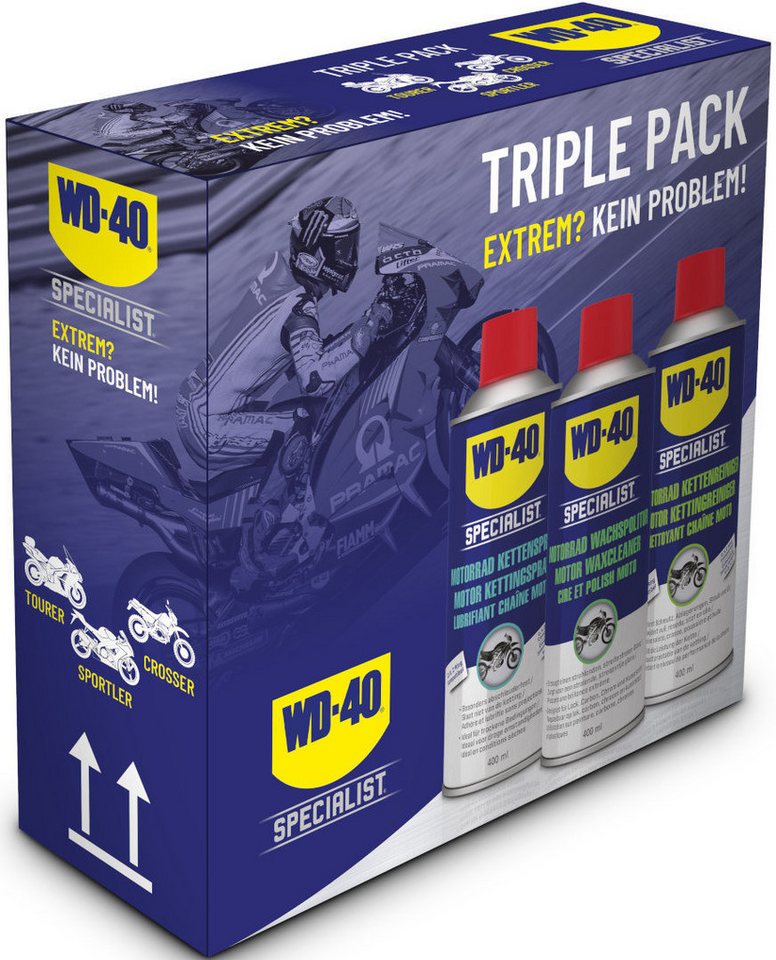 WD-40 Specialist Motorrad Triple Pack Mikrofasertuch von WD-40