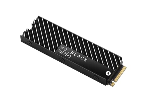 WD_BLACK SN750 1 TB High-Performance NVMe M.2 interne Gaming SSD mit Heatsink von WD_BLACK