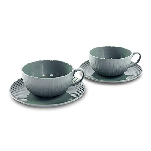 WD LIFESTYLE 2er Set Teetassen grau von WD Lifestyle