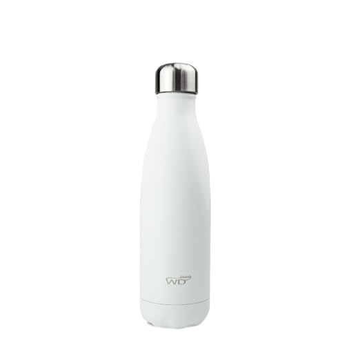 WD Lifestyle Linie Haus Flasche Wärme, Stahl, Weiß, 5.5 x 5.5 x 26.5 cm von WD Lifestyle