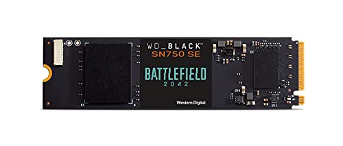 WD_BLACK SN750 SE 500GB M.2 2280 PCIe Gen4 NVMe Gaming SSD - Battlefield 2042 PC Game Code Bundle up to 3600 MB/s read speed von Western Digital