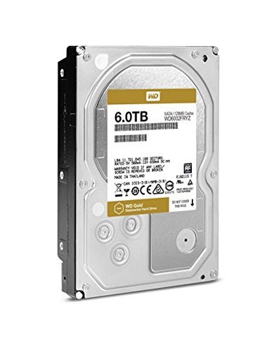 WD Gold WD1005FBYZ Datacenter Festplatte (1 TB, 7.200 U/min, SATA, 6 Gbit/s, 128 MB Cache, 8,9 cm (3,5 Zoll), zertifiziert, generalüberholt) 6TB von WD