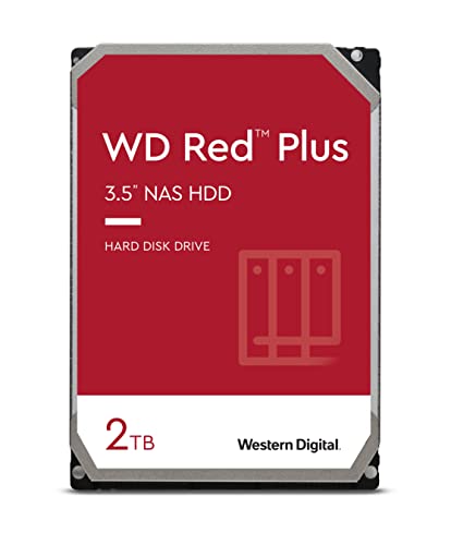 WD Red 2TB 3.5" NAS Interne Festplatte - 5400 RPM - WD20EFRX von Western Digital