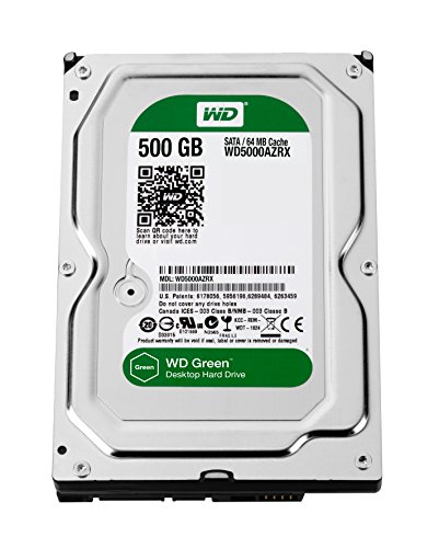 Western Digital 500 GB Caviar Green – Festplatte (Serial ATA III, 500 GB, 8,89 cm (3.5), 0,40 W, 0,40 W, 3,6 W) von WD