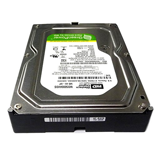 Western Digital WD5000AVDS AV-GP 500 GB interne Festplatte (8,9 cm (3,5 Zoll), 7200rpm, 4,2ms, 32MB Cache, SATA) von WD