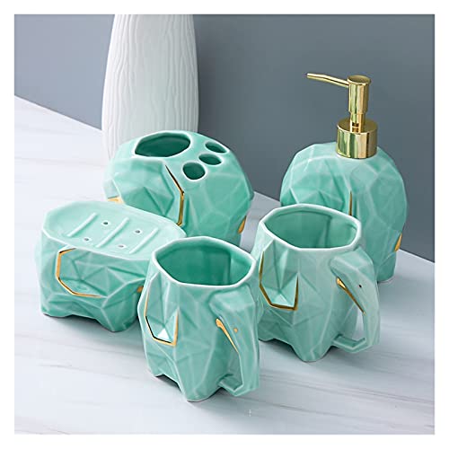WDBB Seifenspender, Kreative Keramikpumpflasche, Geometrischer niedlicher Elefanten-Lotionsspender für Duschgel oder Lotion 500 ml / 16.9 oz WDBB Seifenspender, Kreative Keramikpumpflasche, Geometrischer niedlicher Elefanten-Lotionsspender für Duschgel oder Lotion 500 ml / 16.9 oz von WDBB