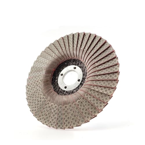 Diamantschleifscheibe, Schleifscheiben， 1PC 4 zoll 5 Diamant Schleifen Räder Galvani Klappe Disc Granit Marmor Beton Schleif Pads for Winkel Grinder(400 5 inches) von WDBDFCD