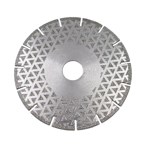 Diamantschleifscheibe, Schleifscheiben， 4 Zoll - 9 galvanisierte Diamant-Trennscheibe, beidseitig verzinktes Schleifsägeblatt for Marmor, Granit, Keramikfliesen(M14 THREAD FLANGE-230MM) von WDBDFCD