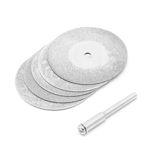 Diamantschleifscheibe, Schleifscheiben， 5 teile/los shift Zubehör Diamant Schleifen Rad Sah Kreisförmigen Trennscheibe Dreh Werkzeug Discs(25mm) von WDBDFCD