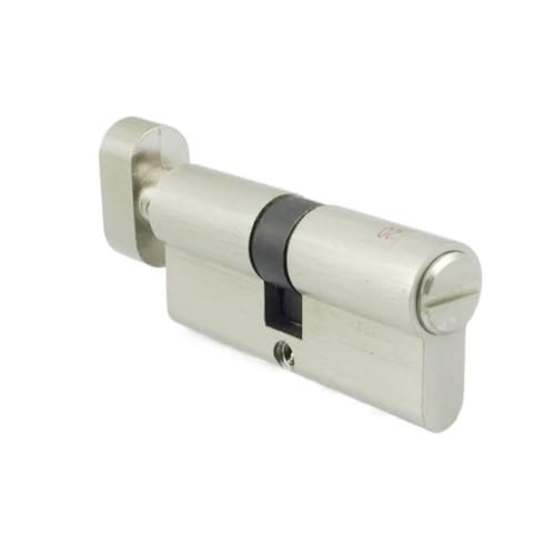 Euro-Zylinderschloss， Messing Türschloss Zimmer Toilette 70 80MM Zylinderschloss Schloss Hardware Bad Zylinder Kein Schlüssel Tür Barrel(80mm) von WDBDFCD