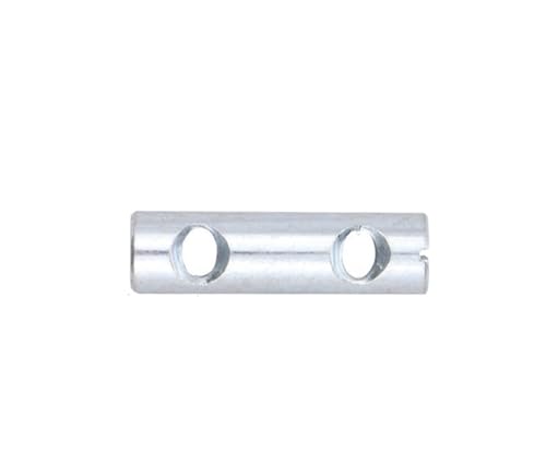 Zylindermuttern, Möbelmuttern, 10 STÜCKE Fassschrauben Kreuzdübel Schlitzbeschläge Bett Oder Stuhl Horizontale Lochmutter M6 M8 L = 11mm-17mm(Dual 84mm) von WDBDFCD