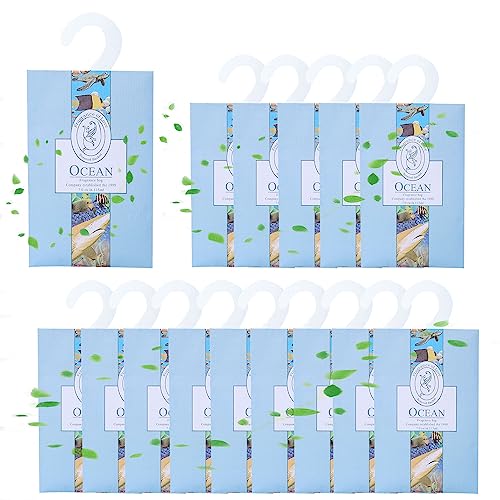 WDEC 15 * 20G Ozean Kleiderschrank Aromatherapie Kleiderbügel, Beutel, Für Schubladen, Schränke, Schränke, Badezimmerautos von WDEC