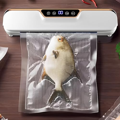 WDEC Intelligente Display Screen Vakuumiergerät, Trockene und Nasse Universelle Vakuumverpackungsmaschine, Tragbare Küche Frischhaltemaschine Vakuumiergerät, Lebensmittel Frischhalte Vakuum Maschine von WDEC
