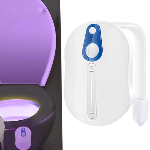 WDEC Toilette Licht WC-Nachtlicht, Toilettenschüssel Nachtlicht, 16 Farben Toiletten-LED-Licht - Toilettenlicht in der Toilette, WC-Licht, Toilettenlicht, Toilettenlicht in der Toilette von WDEC