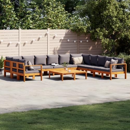 WDGJJFECNMUEHI 11-TLG. Garten-Essgruppe mit Kissen Hellgrau Poly Rattangarten Lounge gartenmöbel Set Lounge gartenmöbelset gartenmöbel setGeeignet für Gartenterrassen WDGJJFECNMUEHI 11-TLG. Garten-Essgruppe mit Kissen Hellgrau Poly Rattangarten Lounge gartenmöbel Set Lounge gartenmöbelset gartenmöbel setGeeignet für Gartenterrassen von WDGJJFECNMUEHI
