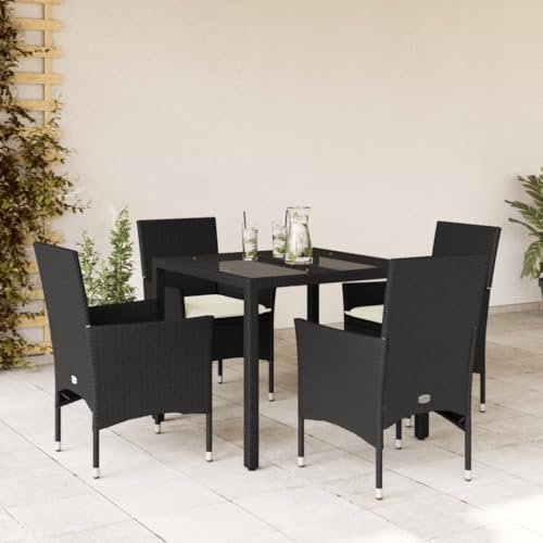 WDGJJFECNMUEHI 17-TLG. Garten-Essgruppe mit Kissen Grau Poly Rattangartenmöbelset gartenmöbel Set Lounge Garten Lounge gartenmöbel setGeeignet für Gartenterrassen von WDGJJFECNMUEHI