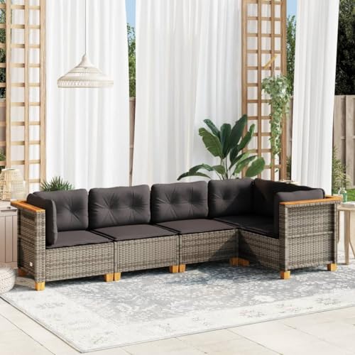 WDGJJFECNMUEHI 17-TLG. Garten-Essgruppe mit Kissen Schwarz Poly Rattangartenmöbelset gartenmöbel Set gartenmöbel Set Lounge Garten loungeGeeignet für Gartenterrassen WDGJJFECNMUEHI 17-TLG. Garten-Essgruppe mit Kissen Schwarz Poly Rattangartenmöbelset gartenmöbel Set gartenmöbel Set Lounge Garten loungeGeeignet für Gartenterrassen von WDGJJFECNMUEHI