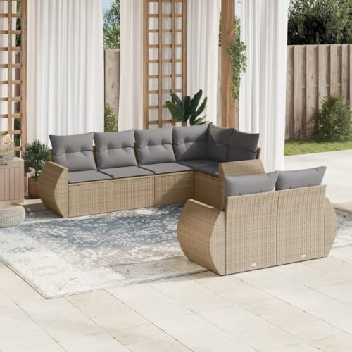 WDGJJFECNMUEHI 5-TLG. Garten-Essgruppe Stoff und Massivholz Blattmustergartenmöbel Set Lounge gartenmöbel Set Garten Lounge gartenmöbelsetGeeignet für Gartenterrassen von WDGJJFECNMUEHI
