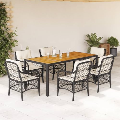 WDGJJFECNMUEHI 5-TLG. Garten-Essgruppe mit Kissen Braun Poly Rattangarten Lounge gartenmöbelset gartenmöbel Set gartenmöbel Set loungeGeeignet für Gartenterrassen WDGJJFECNMUEHI 5-TLG. Garten-Essgruppe mit Kissen Braun Poly Rattangarten Lounge gartenmöbelset gartenmöbel Set gartenmöbel Set loungeGeeignet für Gartenterrassen von WDGJJFECNMUEHI