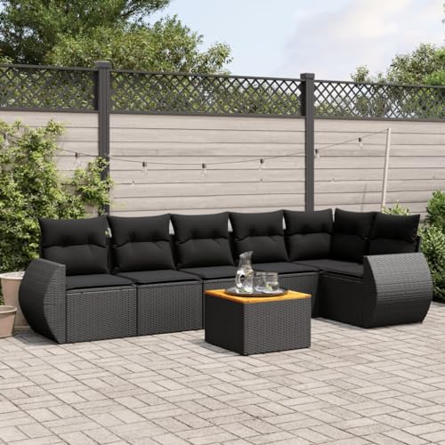 WDGJJFECNMUEHI 5-TLG. Garten-Essgruppe mit Kissen Braun Poly Rattangartenmöbelset gartenmöbel Set Garten Lounge gartenmöbel Set loungeGeeignet für Gartenterrassen WDGJJFECNMUEHI 5-TLG. Garten-Essgruppe mit Kissen Braun Poly Rattangartenmöbelset gartenmöbel Set Garten Lounge gartenmöbel Set loungeGeeignet für Gartenterrassen von WDGJJFECNMUEHI