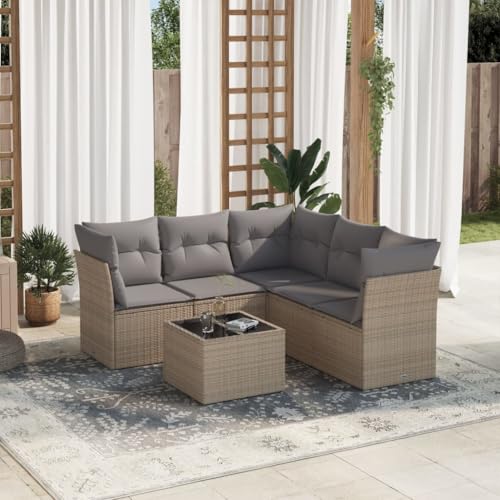 WDGJJFECNMUEHI 5-TLG. Garten-Essgruppe mit Kissen Braun Poly Rattangartenmöbelset gartenmöbel Set Lounge Garten Lounge gartenmöbel setGeeignet für Gartenterrassen WDGJJFECNMUEHI 5-TLG. Garten-Essgruppe mit Kissen Braun Poly Rattangartenmöbelset gartenmöbel Set Lounge Garten Lounge gartenmöbel setGeeignet für Gartenterrassen von WDGJJFECNMUEHI
