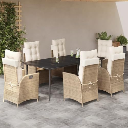 WDGJJFECNMUEHI 5-TLG. Garten-Essgruppe mit Kissen Braun Poly Rattangartenmöbelset gartenmöbel Set gartenmöbel Set Lounge Garten loungeGeeignet für Gartenterrassen WDGJJFECNMUEHI 5-TLG. Garten-Essgruppe mit Kissen Braun Poly Rattangartenmöbelset gartenmöbel Set gartenmöbel Set Lounge Garten loungeGeeignet für Gartenterrassen von WDGJJFECNMUEHI
