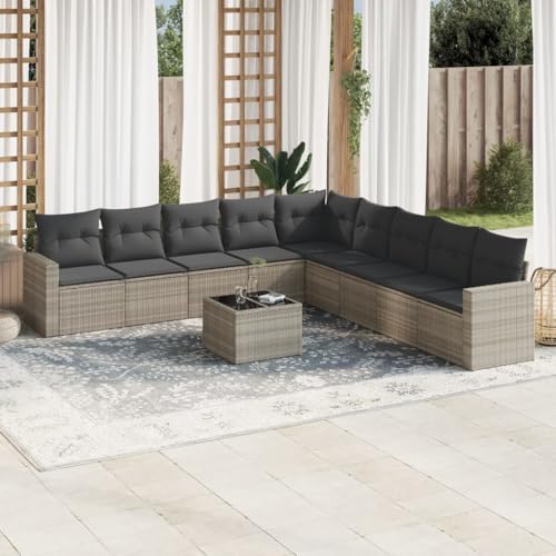 WDGJJFECNMUEHI 5-TLG. Garten-Essgruppe mit Kissen Grau Poly Rattangartenmöbel Set gartenmöbelset gartenmöbel Set Lounge Garten loungeGeeignet für Gartenterrassen WDGJJFECNMUEHI 5-TLG. Garten-Essgruppe mit Kissen Grau Poly Rattangartenmöbel Set gartenmöbelset gartenmöbel Set Lounge Garten loungeGeeignet für Gartenterrassen von WDGJJFECNMUEHI