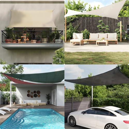 WDGJJFECNMUEHI 7-TLG. Garten-Essgruppe Poly Rattan und Massivholz Beigegartenmöbelset gartenmöbel Set Lounge gartenmöbel Set Garten loungeGeeignet für Gartenterrassen von WDGJJFECNMUEHI