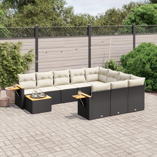 WDGJJFECNMUEHI 7-TLG. Garten-Essgruppe mit Kissen Grau Poly Rattan Akaziegartenmöbel Set Lounge gartenmöbel Set gartenmöbelset Garten loungeGeeignet für Gartenterrassen WDGJJFECNMUEHI 7-TLG. Garten-Essgruppe mit Kissen Grau Poly Rattan Akaziegartenmöbel Set Lounge gartenmöbel Set gartenmöbelset Garten loungeGeeignet für Gartenterrassen von WDGJJFECNMUEHI