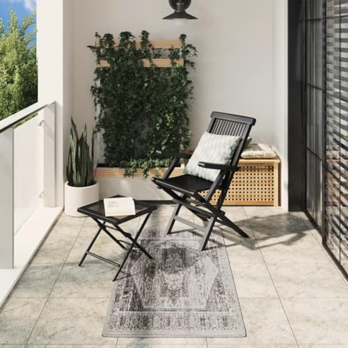 WDGJJFECNMUEHI 7-TLG. Garten-Essgruppe mit Kissen Grau Poly Rattangartenmöbel Set gartenmöbel Set Lounge gartenmöbelset Garten loungeGeeignet für Gartenterrassen von WDGJJFECNMUEHI