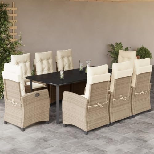 WDGJJFECNMUEHI 7-TLG. Garten-Essgruppe mit Kissen Grau Poly Rattangartenmöbel Set gartenmöbelset Garten Lounge gartenmöbel Set loungeGeeignet für Gartenterrassen WDGJJFECNMUEHI 7-TLG. Garten-Essgruppe mit Kissen Grau Poly Rattangartenmöbel Set gartenmöbelset Garten Lounge gartenmöbel Set loungeGeeignet für Gartenterrassen von WDGJJFECNMUEHI