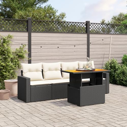 WDGJJFECNMUEHI 7-TLG. Garten-Essgruppe mit Kissen Schwarz Poly Rattangartenmöbel Set Lounge gartenmöbel Set Garten Lounge gartenmöbelsetGeeignet für Gartenterrassen WDGJJFECNMUEHI 7-TLG. Garten-Essgruppe mit Kissen Schwarz Poly Rattangartenmöbel Set Lounge gartenmöbel Set Garten Lounge gartenmöbelsetGeeignet für Gartenterrassen von WDGJJFECNMUEHI