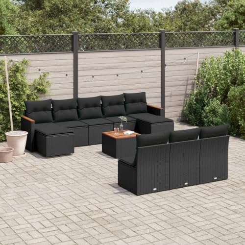 WDGJJFECNMUEHI 7-TLG. Garten-Essgruppe mit Kissen Schwarz Poly Rattangartenmöbel Set Lounge gartenmöbel Set Garten Lounge gartenmöbelsetGeeignet für Gartenterrassen WDGJJFECNMUEHI 7-TLG. Garten-Essgruppe mit Kissen Schwarz Poly Rattangartenmöbel Set Lounge gartenmöbel Set Garten Lounge gartenmöbelsetGeeignet für Gartenterrassen von WDGJJFECNMUEHI