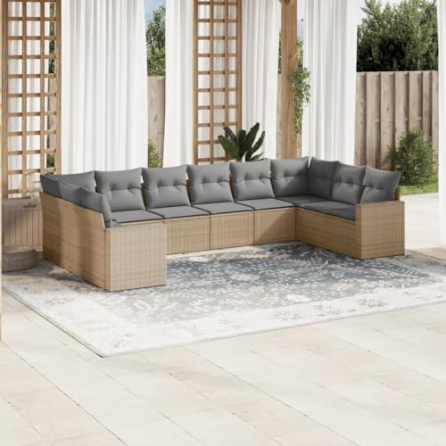 WDGJJFECNMUEHI 9-TLG. Garten-Essgruppe mit Kissen Braun Poly Rattangartenmöbelset gartenmöbel Set Lounge gartenmöbel Set Garten loungeGeeignet für Gartenterrassen WDGJJFECNMUEHI 9-TLG. Garten-Essgruppe mit Kissen Braun Poly Rattangartenmöbelset gartenmöbel Set Lounge gartenmöbel Set Garten loungeGeeignet für Gartenterrassen von WDGJJFECNMUEHI