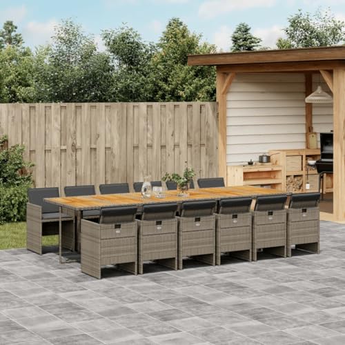 WDGJJFECNMUEHI 9-TLG. Garten-Essgruppe mit Kissen Schwarz Poly Rattangartenmöbel Set gartenmöbelset gartenmöbel Set Lounge Garten loungeGeeignet für Gartenterrassen WDGJJFECNMUEHI 9-TLG. Garten-Essgruppe mit Kissen Schwarz Poly Rattangartenmöbel Set gartenmöbelset gartenmöbel Set Lounge Garten loungeGeeignet für Gartenterrassen von WDGJJFECNMUEHI