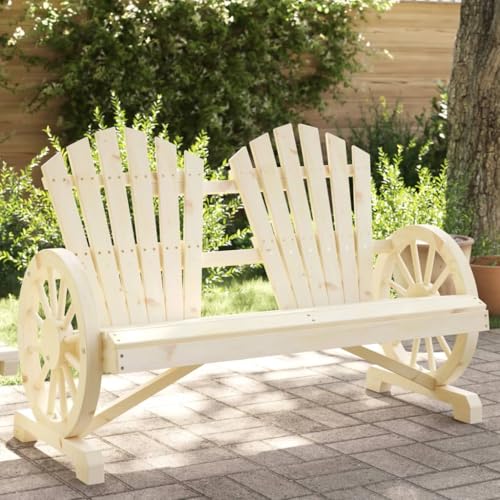 WDGJJFECNMUEHI Adirondack Garden Chair 2-Seater Solid Pine Wood Outdoor Furniture for Patio, Poolside & Backyard, Ergonomic Design, Weather-Resistant, Comfortable Armrests, Max Load 110kg per Seat WDGJJFECNMUEHI Adirondack Garden Chair 2-Seater Solid Pine Wood Outdoor Furniture for Patio, Poolside & Backyard, Ergonomic Design, Weather-Resistant, Comfortable Armrests, Max Load 110kg per Seat von WDGJJFECNMUEHI