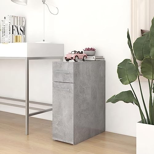 WDGJJFECNMUEHI Apothekerschrank Betongrau 20x45,5x60 cm Holzwerkstoff Storage Cabinet Organizer with Wall Mount for Bathroom Kitchen Home Office Assembly Required WDGJJFECNMUEHI Apothekerschrank Betongrau 20x45,5x60 cm Holzwerkstoff Storage Cabinet Organizer with Wall Mount for Bathroom Kitchen Home Office Assembly Required von WDGJJFECNMUEHI