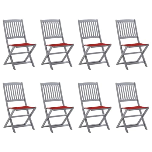 WDGJJFECNMUEHI Balkon Stuhl bequem campingstühle klappbarKlappbare Gartenstühle 8 STK. mit Kissen Massivholz AkazieGeeignet für Gärten, Terrassen und Balkone WDGJJFECNMUEHI Balkon Stuhl bequem campingstühle klappbarKlappbare Gartenstühle 8 STK. mit Kissen Massivholz AkazieGeeignet für Gärten, Terrassen und Balkone von WDGJJFECNMUEHI