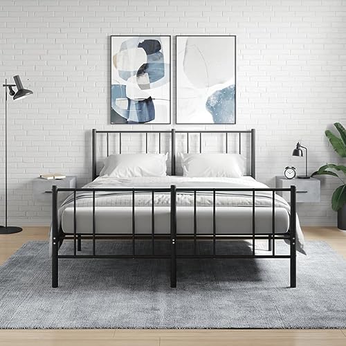 WDGJJFECNMUEHI Floating Nightstand 2 Pack Concrete Gray Wall Mounted Bedside Table with Storage Shelf 35x35x20cm for Bedroom Living Room Modern Space Saving Design von WDGJJFECNMUEHI