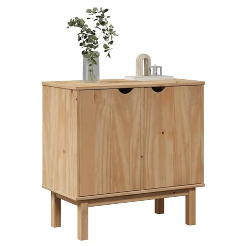 WDGJJFECNMUEHI Flurschrank OTTA 75x40x75 cm Massivholz Kiefer Hallway Cabinet with Storage Space, Solid Pine Wood Entryway Organizer for Clothes Shoes Books, Rustic Charm Furniture for Home WDGJJFECNMUEHI Flurschrank OTTA 75x40x75 cm Massivholz Kiefer Hallway Cabinet with Storage Space, Solid Pine Wood Entryway Organizer for Clothes Shoes Books, Rustic Charm Furniture for Home von WDGJJFECNMUEHI